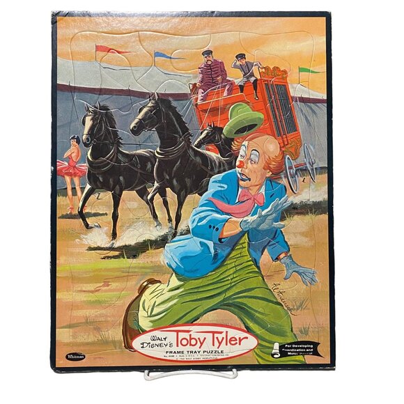 Walt Disney Toby Tyler Vintage Frame Tray Puzzle 5801 - Picture 1 of 3